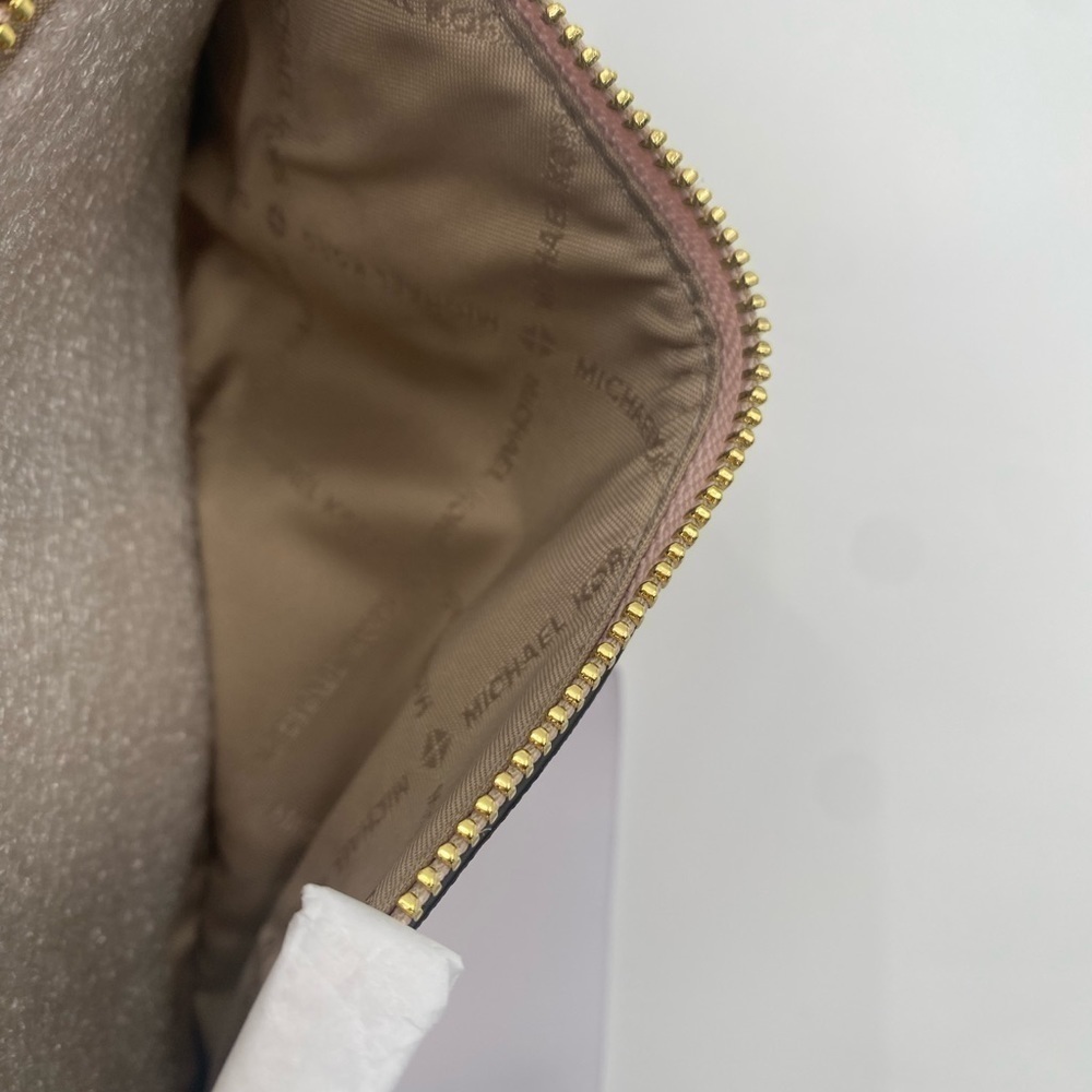 Michael Kors LG Double Zip Wristlet Leather NWT - Picture 14 of 16